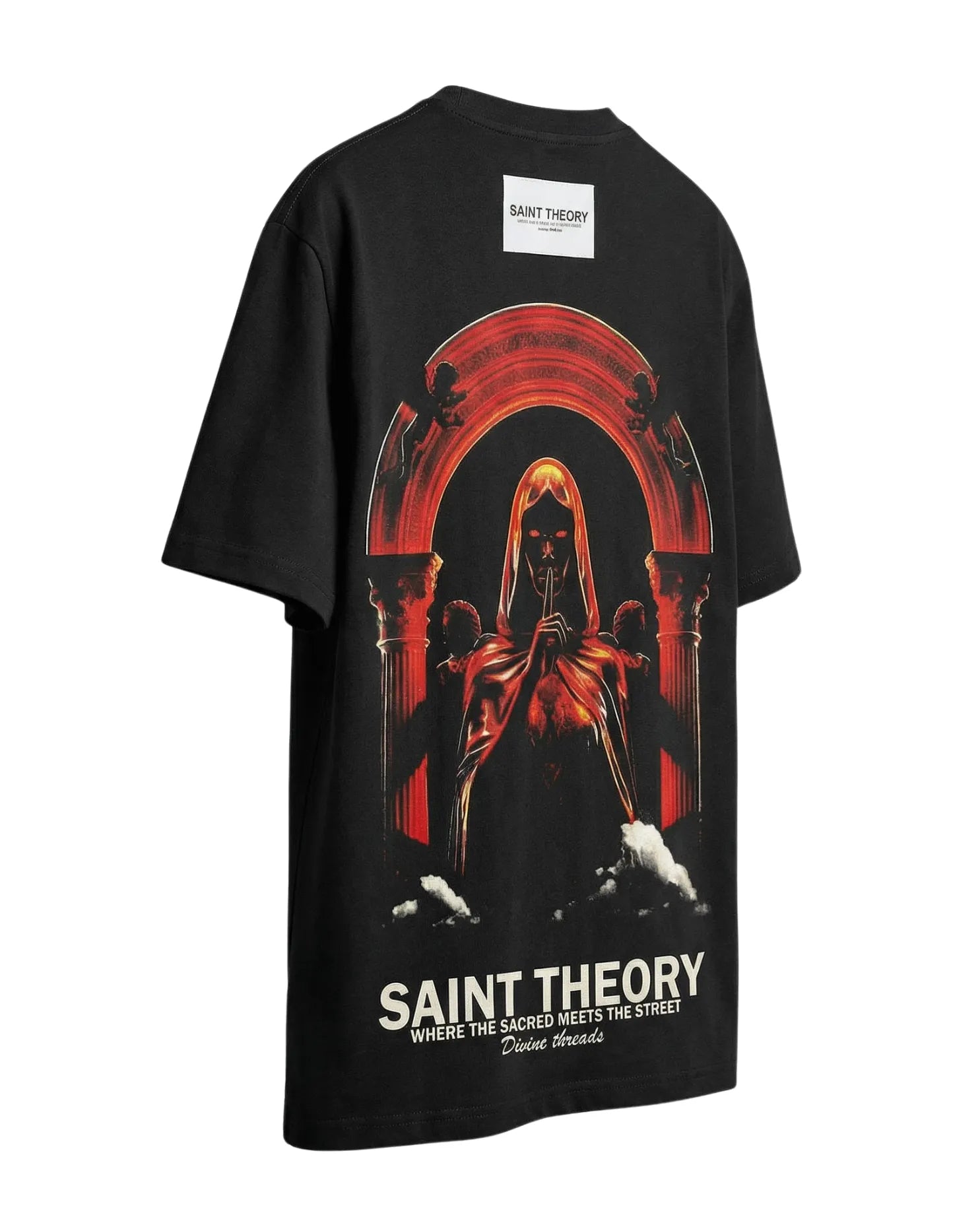 CAMISETA Oversize SAINT THE0RY Evangelium Natural 300 GRAMOS