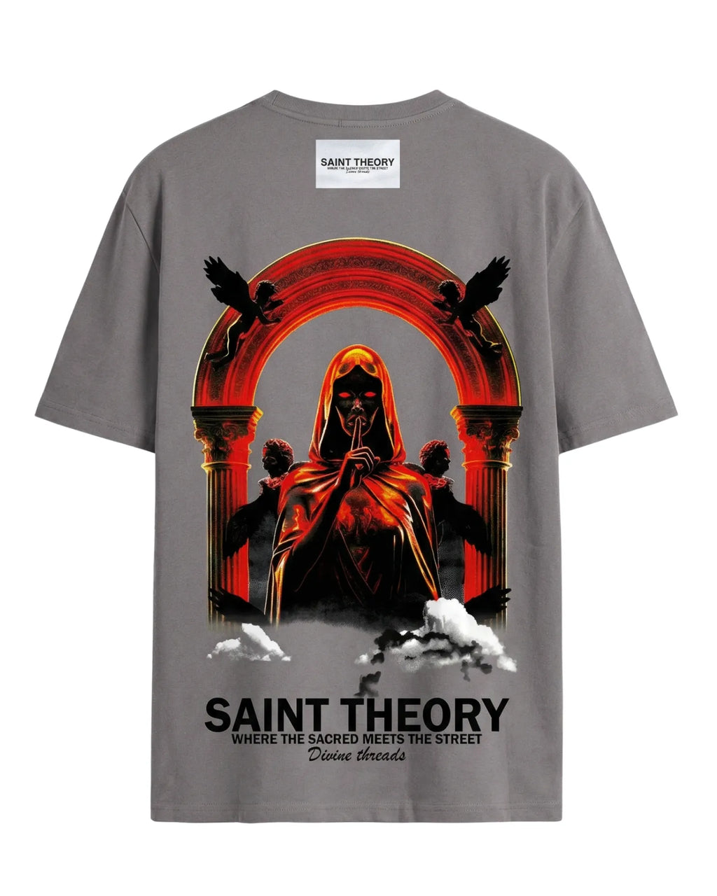 CAMISETA Oversize SAINT THE0RY Evangelium Natural 300 GRAMOS