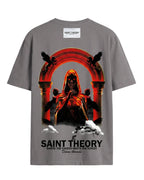 CAMISETA Oversize SAINT THE0RY Evangelium Natural 300 GRAMOS