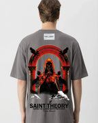 CAMISETA Oversize SAINT THE0RY Evangelium Natural 300 GRAMOS