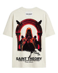 CAMISETA Oversize SAINT THE0RY Evangelium Natural 300 GRAMOS