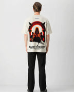 CAMISETA Oversize SAINT THE0RY Evangelium Natural 300 GRAMOS