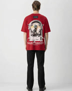 CAMISETA Oversize SAINT THE0RY Abstraction Angel 300 GRAMOS