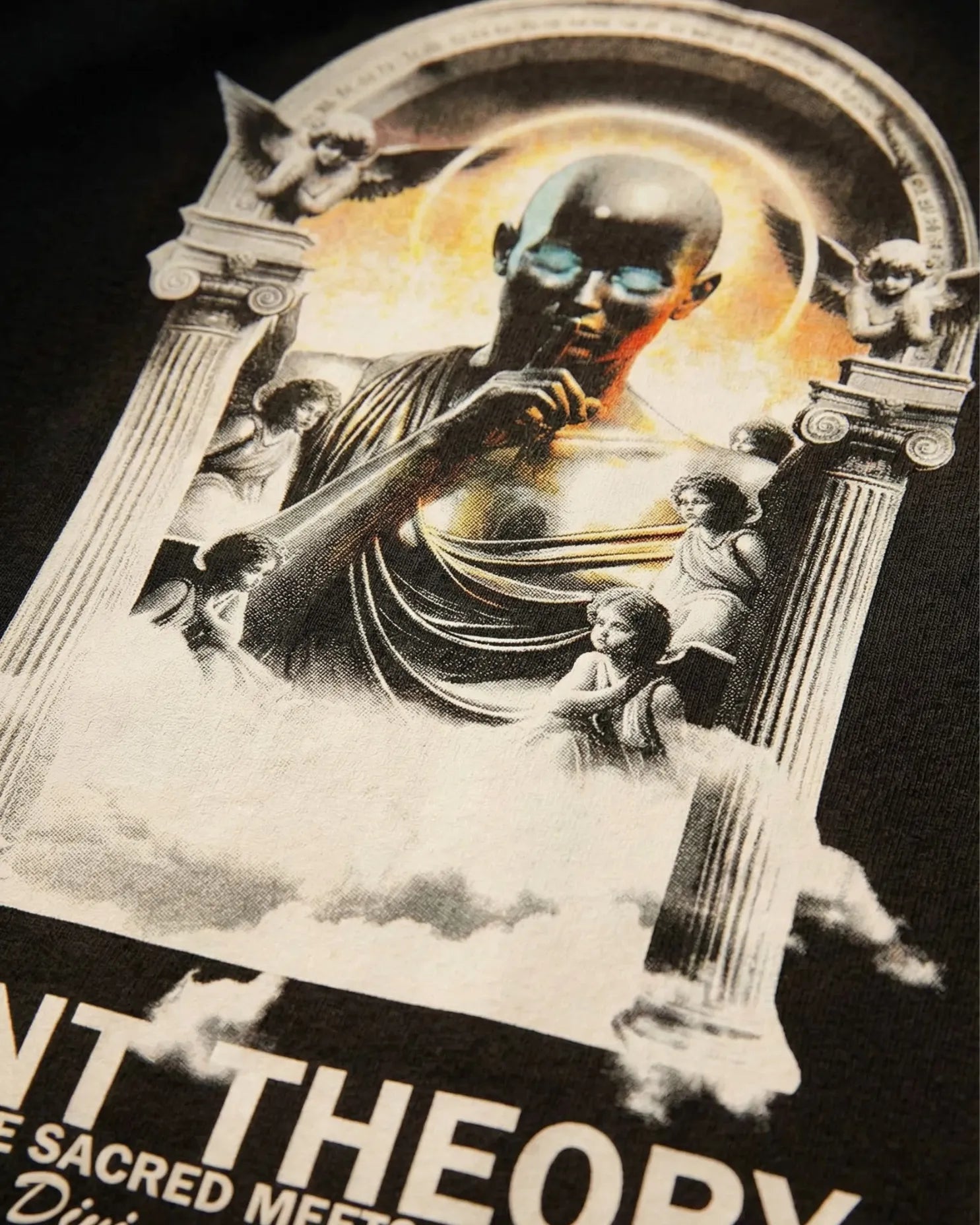 CAMISETA Oversize SAINT THE0RY Abstraction Angel 300 GRAMOS