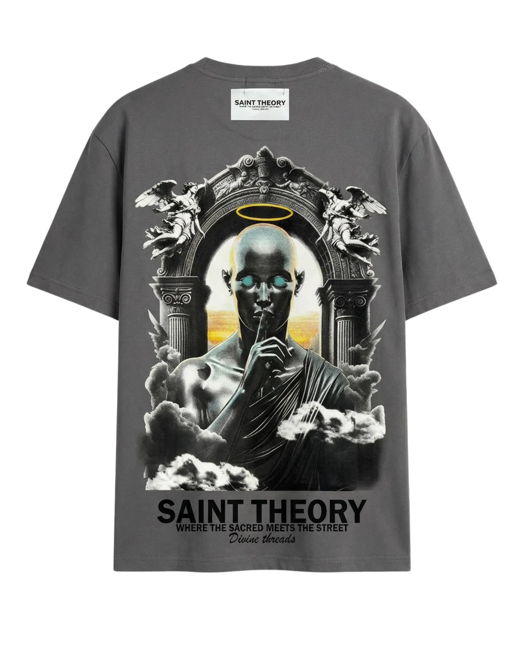 CAMISETA Oversize SAINT THE0RY Courier Angel 300 GRAMOS