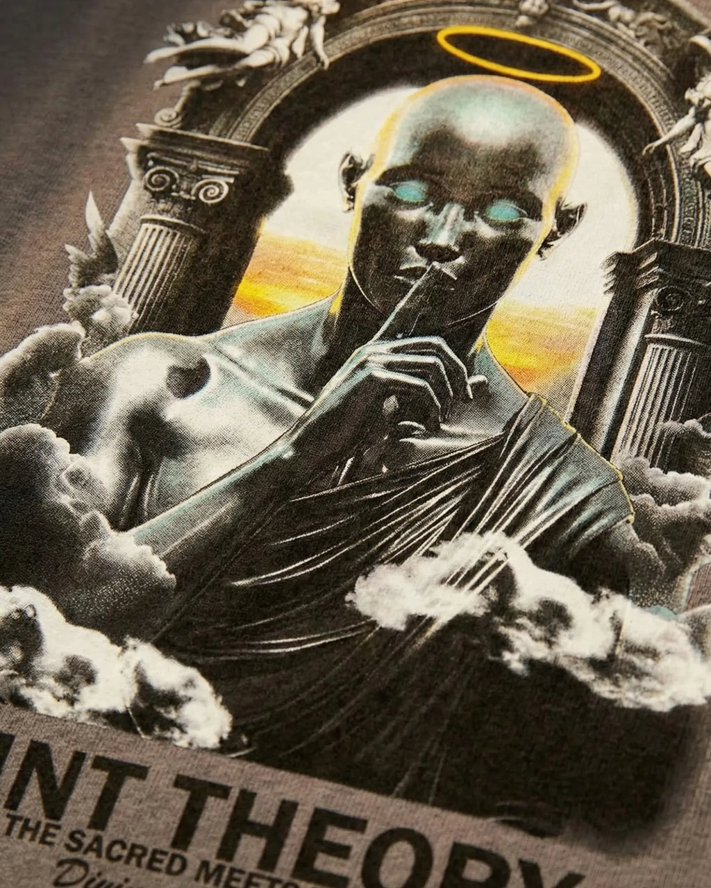 CAMISETA Oversize SAINT THE0RY Courier Angel 300 GRAMOS