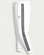 Sudadera Algodon Ad1das 3 Bandas Blanca