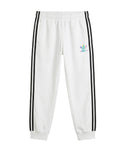 Sudadera Algodon Ad1das 3 Bandas Blanca