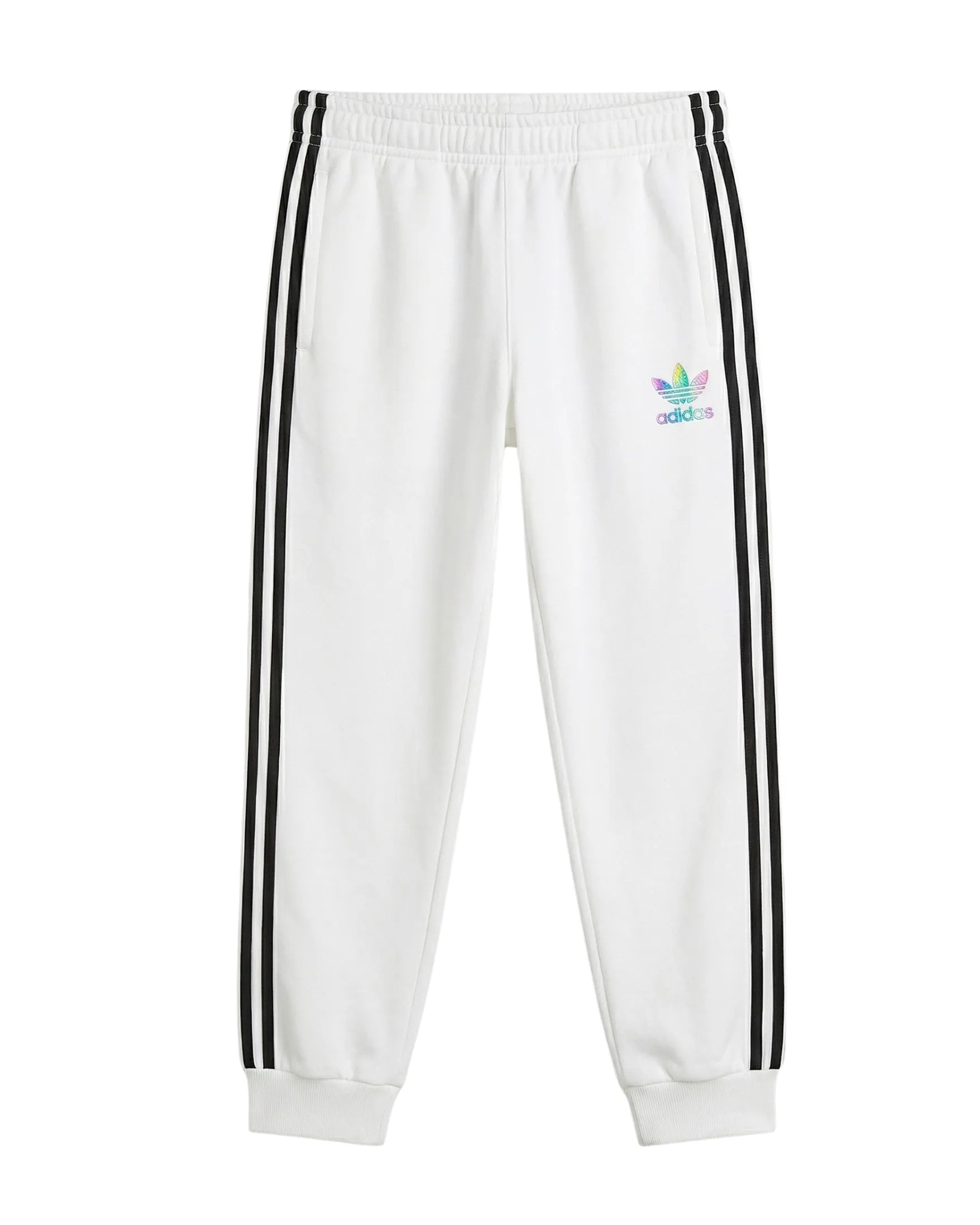 Sudadera Algodon Ad1das 3 Bandas Blanca