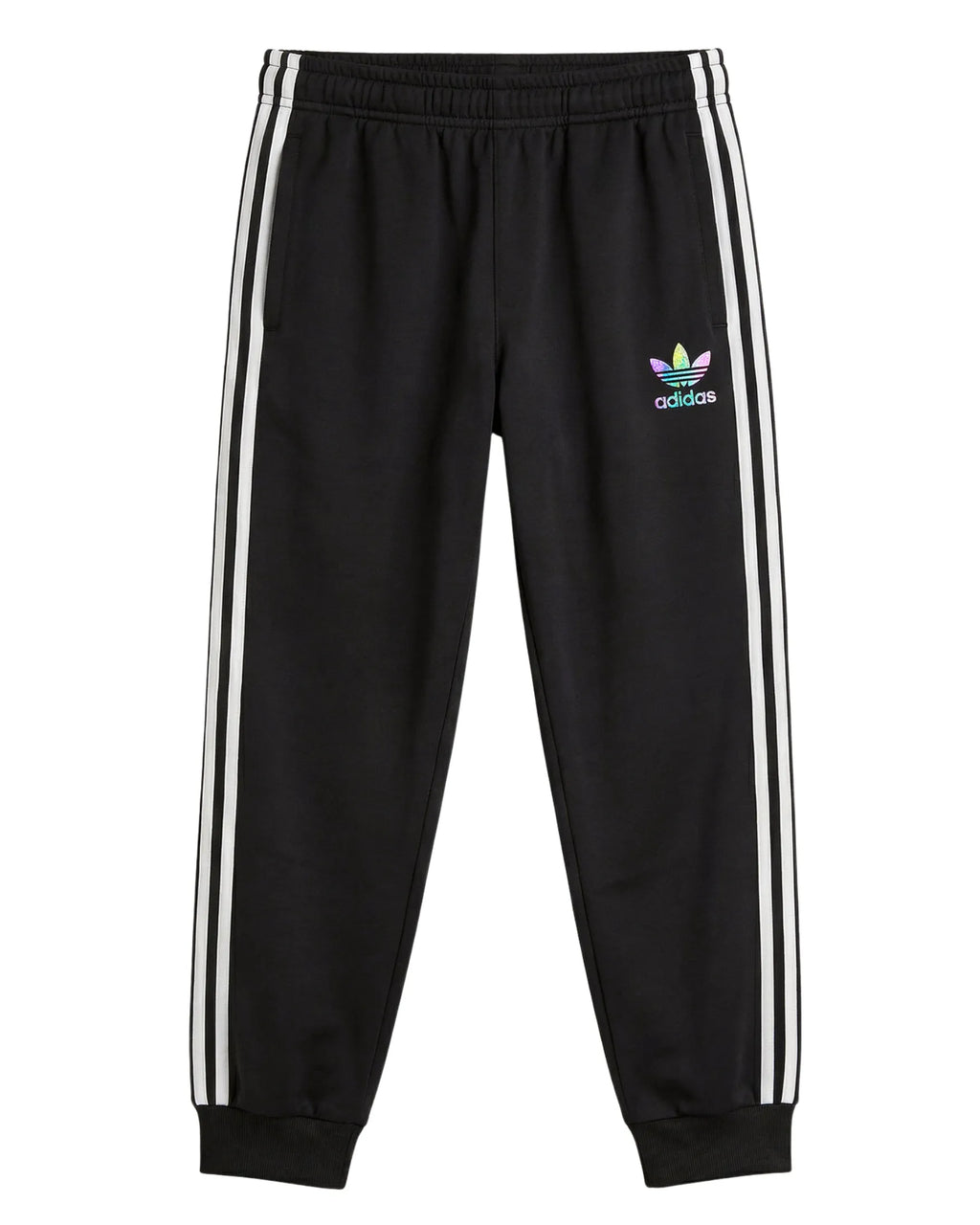 Sudadera Algodon Ad1das 3 Bandas Negra
