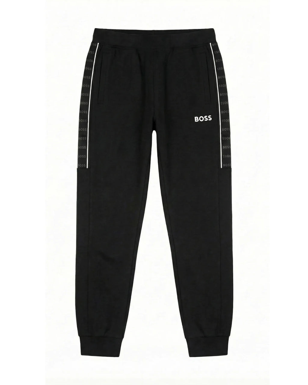 Sudadera Algodon B0SS Relaxed Negra