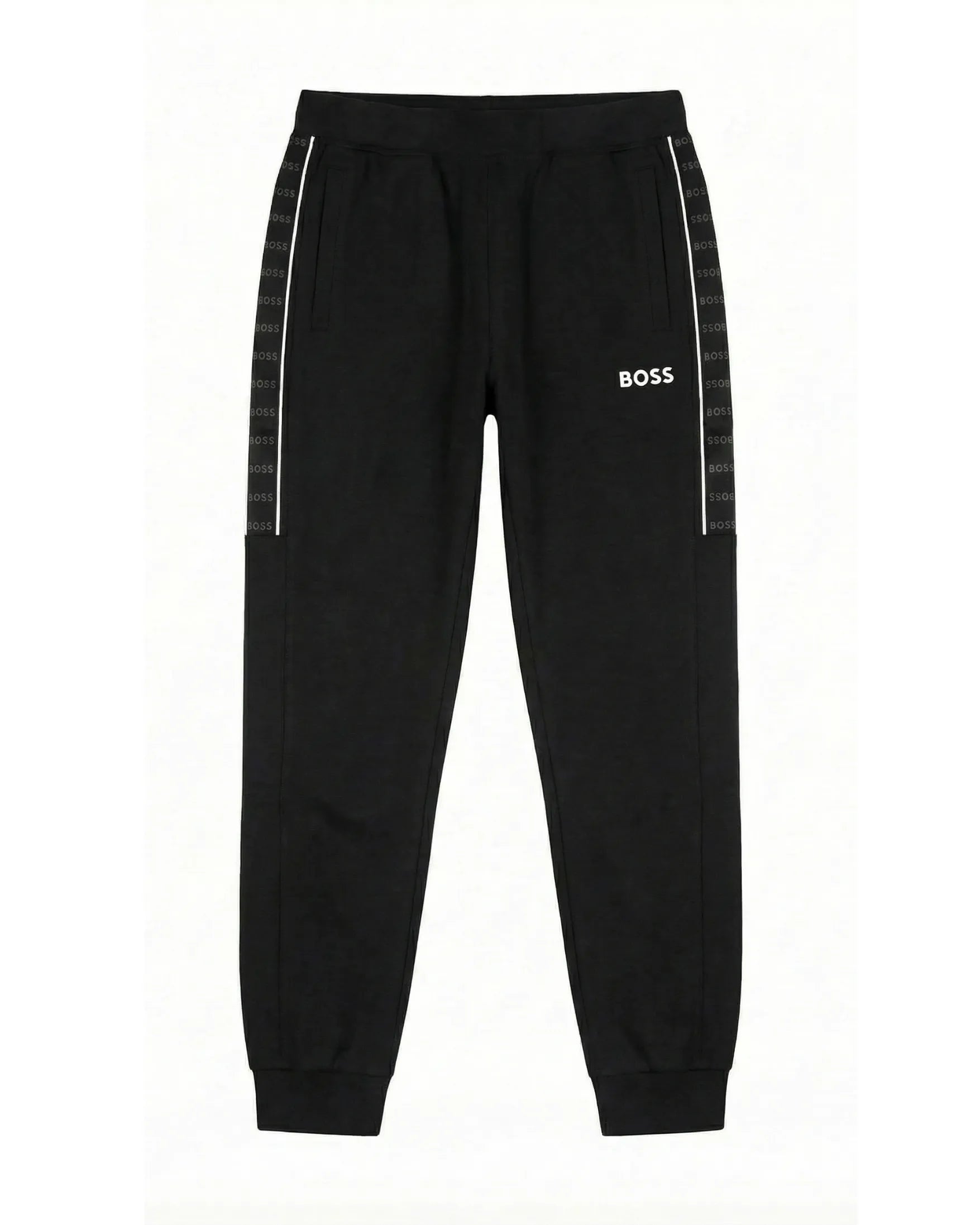 Sudadera Algodon B0SS Relaxed Negra