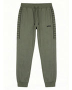 Sudadera Algodon B0SS Relaxed Verde Militar