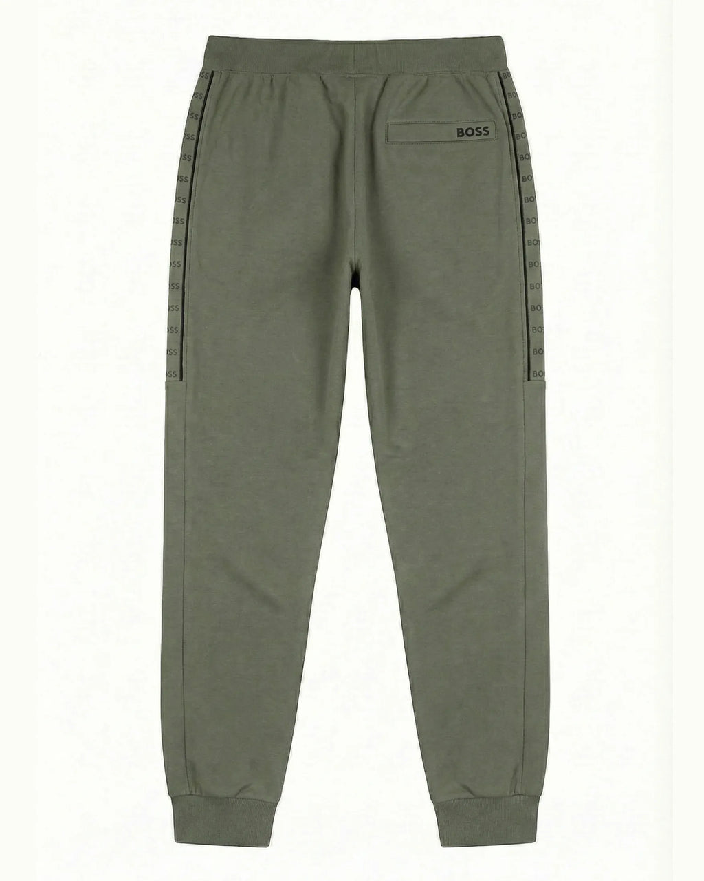 Sudadera Algodon B0SS Relaxed Verde Militar