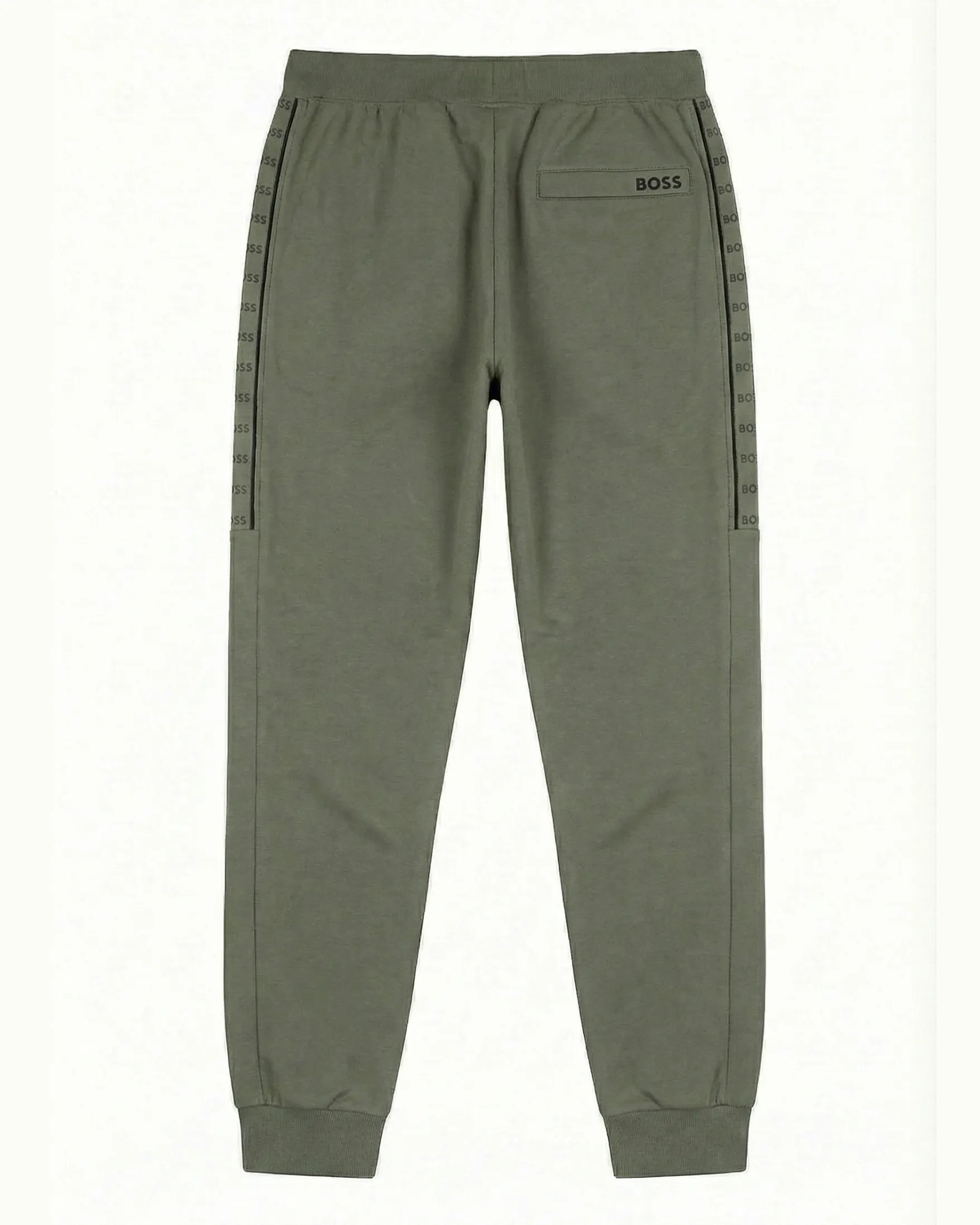 Sudadera Algodon B0SS Relaxed Verde Militar