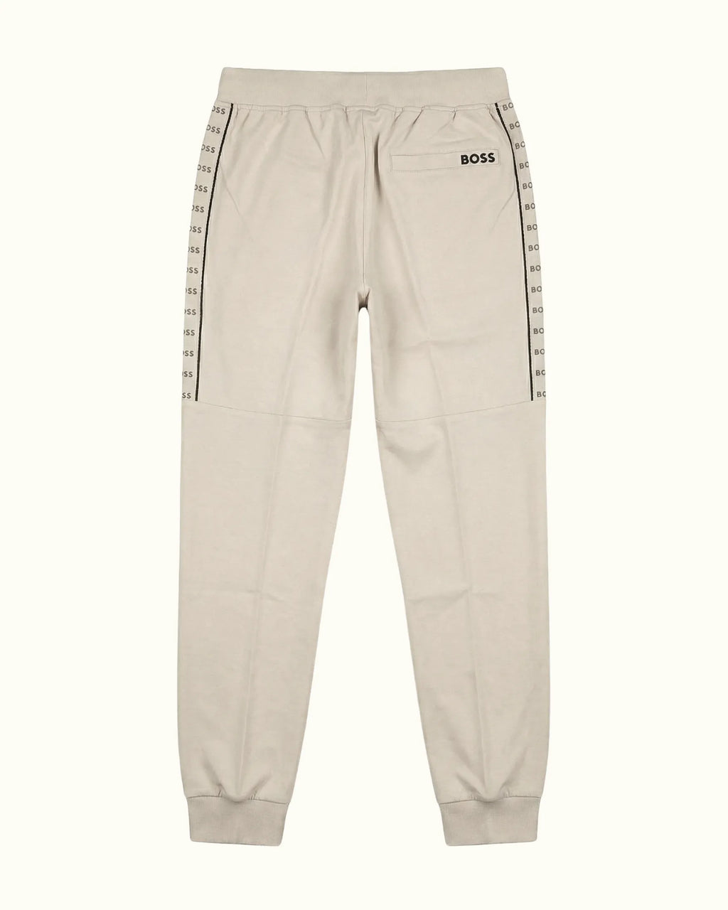 Sudadera Algodon B0SS Relaxed Crema