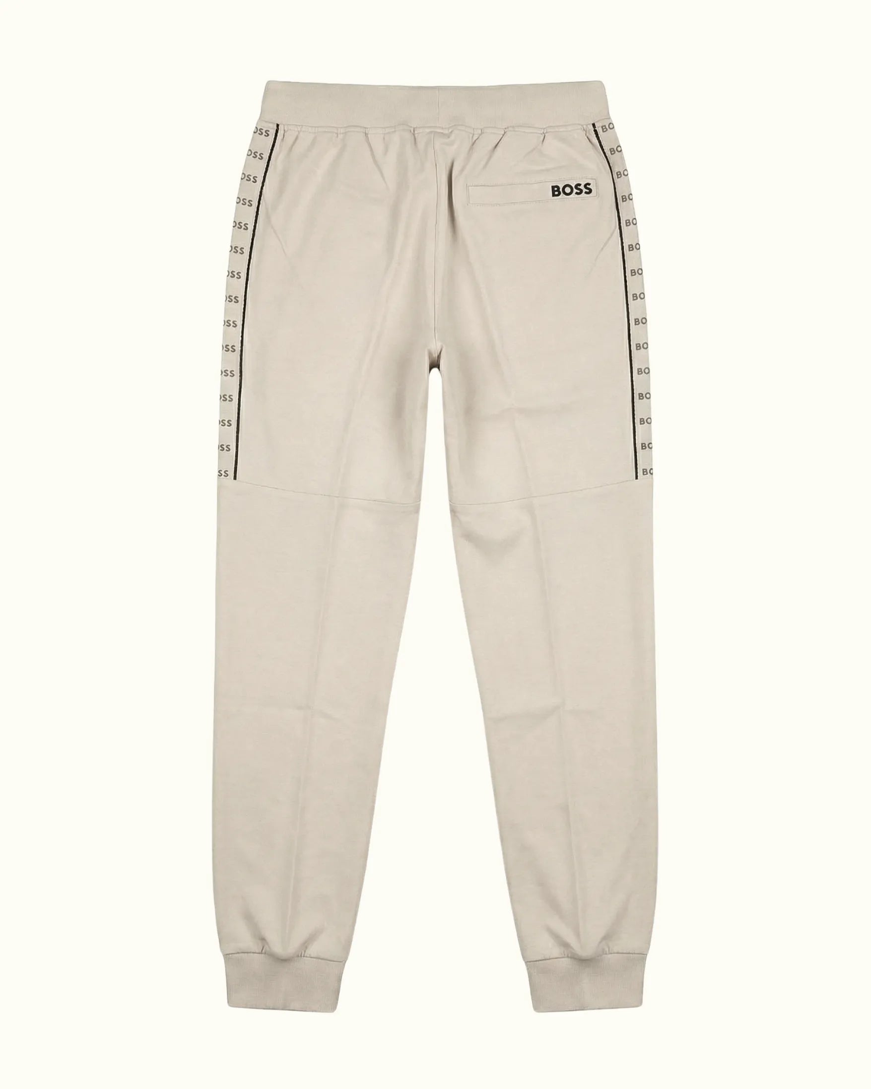 Sudadera Algodon B0SS Relaxed Crema