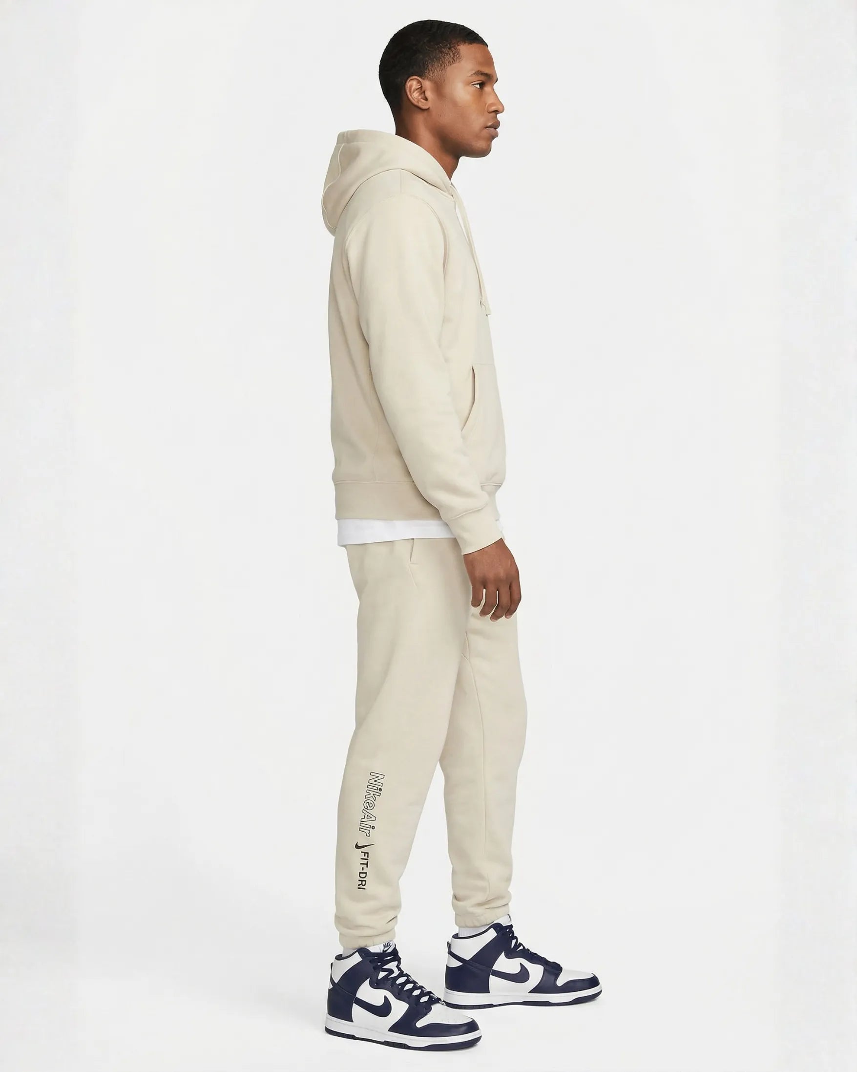 Sudadera Algodon Swosh Crema